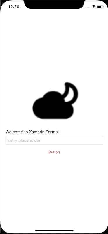 Dark mode sample